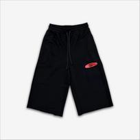Unisex Summer Y2K Casual Street Hip-hop Goth Harajuku Straight Wide-leg Pants American Retro Loose Trousers Women Shorts L juoda