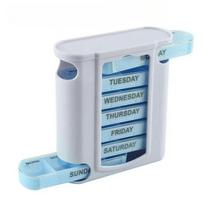 Nešiojama 7 dienų vaistų medicininė tablečių dėžutė 28 skyreliai savaitinė tablečių dėžutė laikymo dėžutė kelioninis tablečių organizatorius tablečių dėklas