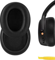 "Geekria QuickFit" pakaitiniai ausų įdėklai, suderinami su "Skullcandy Crusher ANC 2" ausinių remonto dalimis (juodos spalvos)