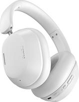 Belaidės ausinės per ausis "Noise Airwave Max 5" su prisitaikančiomis hibridinėmis ANC (iki 50 dB), HFA technologija, 80 valandų veikimo laikas, dvigubas poravimas (tylus baltas)