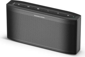 BOGASING Era S9 Pro "Bluetooth" garsiakalbis, 2 kanalų muzikinė dėžutė su stereofoniniu garsu, dviem pasyviaisiais radiatoriais, 48 val. atkūrimu, ekvalaizeriu, TF kortele, AUX, belaidė "Bluetooth" dėžutė patalpoms ir biurui (juoda)