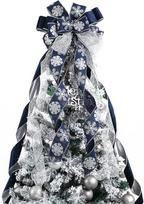 MEEDEE Navy Blue Kalėdų eglutės viršūnė 33cm