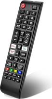 Universal-Fernbedienung für TV-Fernbedienung mit Netflix, Prime Video Rakute TV-Taste, Fernbedienungen für Smart-TV, LCD, LED, UHD, QLED, HDTV, 3D, 4K, 8K, alle