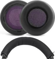 "Backbeat Pro" ausų pagalvėlės ir galvos juosta Pakaitinės ausų pagalvėlės, suderinamos su "Plantronics Backbeat Pro" belaidėmis triukšmą slopinančiomis ausinėmis "Protein Leather Memory Foam Ear Cups" (juodos spalvos)