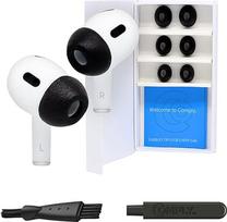 "Comply" putų ausų kištukai "Apple AirPods Pro Gen 1" ir "2" dydžio M (riboto leidimo 3.0 įpėdinis), įskaitant išardymo ir valymo įrankį "Phantom Black", juodos spalvos, 3 poros, pagaminti JAV