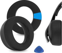 "Geekria" pakaitiniai ausų pagalvėlės "Sony PlayStation Pulse Elite" ausinėms "Headset" ausų pagalvėlės ausų kaušelių remonto dalys (juodos spalvos)