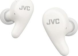 "JVC Gumy Premium" tikros belaidės ausinės su triukšmo slopinimu, "Bluetooth 5.4", aplinkos garso režimu, mažu vėlavimu, 26 valandų baterijos veikimo trukme ir permatoma įkrovimo dėžute, USB-C, kokosų baltos spalvos - HA-A23T-W
