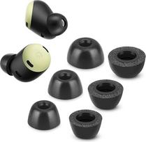 "Miimall" 6 putų ausų kištukų pakuotė, suderinama su "Google Pixel Buds Pro" ausų antgaliais, 2 komplektai (S+M+L) Minkštos atminties putos, lengvi ir patogūs pakaitiniai "Google Pixel Buds Pro" ausų antgaliai 2022