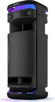 "Sony ULT Tower 10" - "Ultimate Bluetooth" vakarėlių garsiakalbis su "ULT Power Sound" garsu, ypač giliais bosais, X subalansuotais garsiakalbiais, 360 LED, vakarėlių funkcijomis, belaidžiu mikrofonu, riedantis - juodas