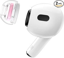 "SpinFit Superfine", skirtas "AirPods Pro Gen 1" ir "AirPods Pro Gen 2" - SS - medicininis silikonas, patentuoti pakaitiniai ausų antgaliai ir adapteriai, užtikrinantys didžiausią komfortą (viena pora) (ausų kištukai sumontuoti)