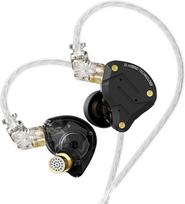 "Yinyoo KZ ZS10 Pro In-Ear Monitor" 4BA + 1DD kelių vairuotojų žaidimų ausinės, laidinės IEM ausinės būgnininkams su 2 kontaktų 3,5 mm lizdu 4 ausų kištukai