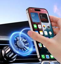 EKAM oro ventiliacijos telefono laikiklis, suderinamas su "MagSafe", magnetinis telefono laikiklis automobiliams, oro ventiliacijos laikiklis "iPhone 16", 15, 14, 13, 12 "Pro/Max/Plus/Mini" ir "MagSafe" dėklui su