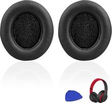 Ersatz-Ohrpolster für Beats Studio 2 und 3 kabelgebunden/kabellos, Ohrpolster aus bequemem Proteinleder, geräuschisolierender Memory-Schaum, einfache Installation, kompatibel mit Over-Ear-Kopfhörern