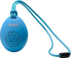 IBomb S300-BL Cobble drahtloser Bluetooth-Lautsprecher mit integriertem Mikrofon und Selfie-Kamera blau
