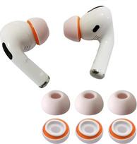 KASOTT patobulinti "AirPods Pro" 1-osios ir 2-osios kartos atminties putų ausų kištukai, patogūs putų ausų kištukai, geriau slopina triukšmą, 3 poros keičiamų antgalių (oranžinė, vidutinė)