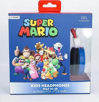 OTL Technologies "Super Mario Friends" raudonos/mėlynos spalvos ausinės vaikams