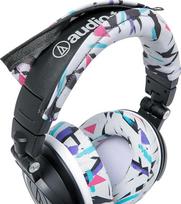 WC BandZ V2 Headband Case for Audio Technica ATH M Series Headphones - Machine Washable, No More Flaking Leather - Compatible with M50X / M50XBT / M50 / M40X & More | 90's White