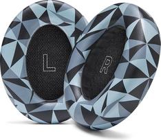 WC PadZ QC Ultra - Improved Ear Pads for Bose QuietComfort Ultra Manufactured by Wicked Cushions | Improved Comfort and Thickness | Geo Grey