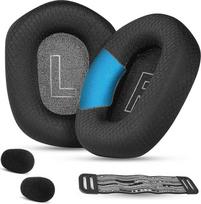 YunYiYiYi G733 pakaitiniai ausų kilimėliai, suderinami su "Logitech G733 G335 G535 Wireless Gaming Headset" G733 ausinių ausinėmis