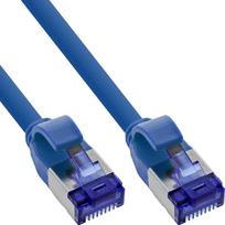 „InLine ®“ plonas jungiamasis kabelis, Cat.6A, S/FTP, TPE (LSZH) lankstus, PoE, mėlynas, 3 m