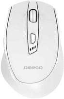 Pelė Omega OMEGA Pelė Bevielė pelė WIRELESS RECHARGEABLE USB-C Baltas [46036]