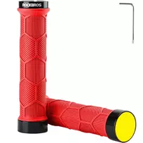 Rockbros 40720007002 dviračio rankenos su atšvaitu – raudonos