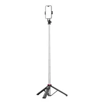 Asmenukių lazda WC1Y3S telescopic tripod 1.3m with phone holder – juodos spalvos