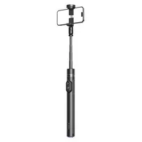 Selfie stick Wozinsky WRZP1 with automatically extendable legs, tripod function, 1.7m – juodos spalvos
