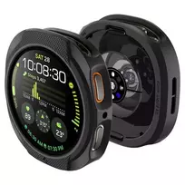 Spigen Liquid Air dėklas skirtas Samsung Galaxy Watch 8 44mm – Matte juodos spalvos