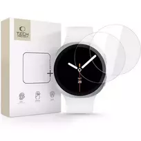 Tech-Protect Glass Fit+ 2-pack apsauginis stiklas skirtas Samsung Galaxy Watch 8 40mm – transparent