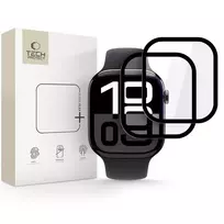 Tech-Protect Glass Flex+ Hybrid Glass 2-pack skirtas Apple Watch 10 46mm – Black