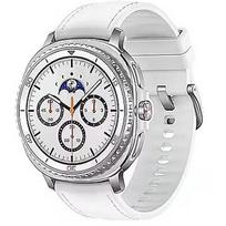 Samsung Galaxy Watch 8 Classic 3.3 cm (1.3") AMOLED 46 mm Digital 438 x 438 pixels Touchscreen Silver Wi-Fi GPS (satellite) SM-L500NZWAEUE