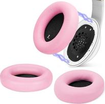 "Geekria SNAP" magnetiniai ausų įdėklai "Beats Studio 3 Wireless/2 Series", lengvai perjungiami ausų įdėklai, pakeičiami per kelias sekundes (rausva baltyminė oda, 1 pora)