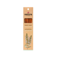 Natūralūs indiški smilkalai su baltuoju šalaviju– SATTVA (15 vnt., 30 g)