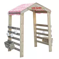 CLASSIC WORLD EDU Mediniai sodo vartai Pergola Gėlių lova