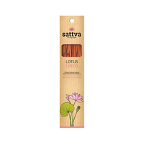 Natūralūs indiški smilkalai su lotoso aromatu – SATTVA (15 vnt., 30 g)