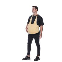 Vakarėlio rekvizitas: dirbtinas pilvas, dirbtiniai sėdmenys (skrandis arba sėdmenys neprivaloma) Adult One Size smėlis