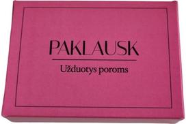 Pokalbių kortelės PAKLAUSK | UŽDUOTYS POROMS