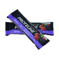 PROTELINE - baltyminis batonėlis su miško uogų skoniu, glazūruotas konditerine glazūra (40g)