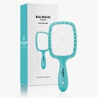 BALMAIN HAIR plaukų šepetys nuo šiaušimosi / Detangling Brush White / Turquoise