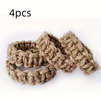 4 vnt. užuolaidų surišiklis, pintas užuolaidų laikiklis, užuolaidų laikiklis miegamajam, svetainei, namų dekoravimui 4pcs