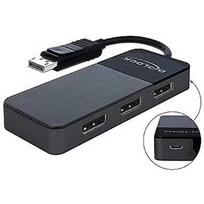 Delock DisplayPort Splitter 1.4 1x DisplayPort> 3x DisplayPort (black, 30cm) 87737