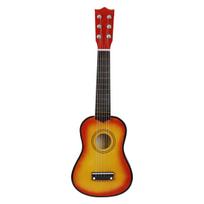 Pardavimas per sieną spalvota liepos medienos 21 colio maža gitara vaikų žaislai gali groti 20 medinių gitarų, minimalus partijos dydis yra Gitara