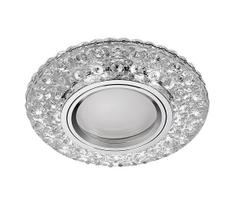 71095 - Lubinis šviestuvas ELEGANT GLASS FIX 1xGU10/50W+LED/3W 4000K