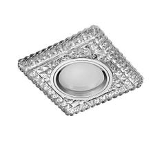 71096 - Lubinis šviestuvas ELEGANT GLASS FIX 1xGU10/50W+LED/3W