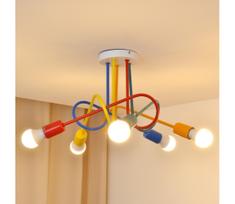LED vaikiškas lubinis šviestuvas OXFORD 5xE27/15W/230V