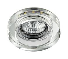 LED įmontuojamas šviestuvas ELEGANT DOUBLE LIGHT GU10/50W+LED/3W apvalus