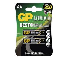 2 vnt. GP LITHIUM AA ličio baterijos 1,5V