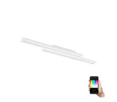 Eglo 99412 - LED RGB reguliuojamas lubų šviestuvas SALITERAS-C 2xLED/10W/230V