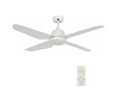 Lucci Air 212994 - ARIA LED lubų ventiliatorius LED/18W/230V balta + DO